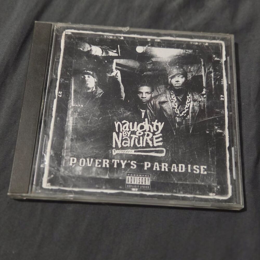 Vtg 1995 Naughty by Nature Poverty's Paradise CD
